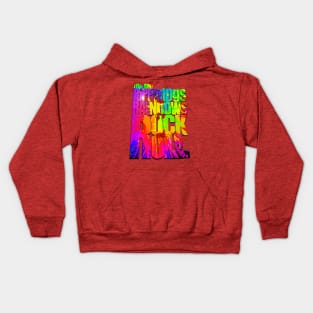 Puppy dogs and rainbows Kids Hoodie